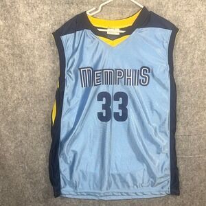 Memphis Grizzlies Marc Gasol 33 Game Day Promotions Jersey Men's XL Light Blue